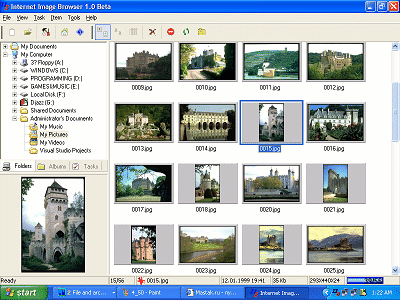 Internet Image Browser Screenshot